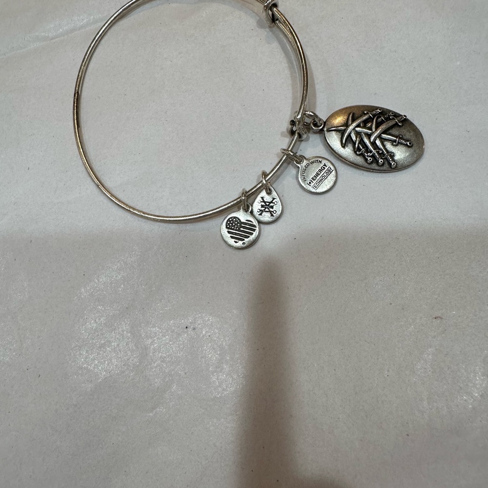Alex and Ani Silver Charm Bracelet